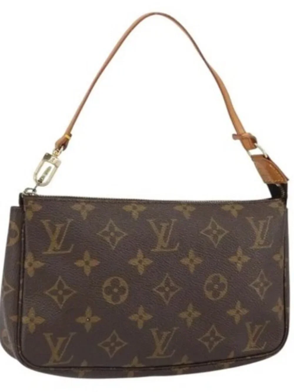 LOUIS VUITTON Monogram Pochette Accessoires Pouch M51980 LV Auth 162692